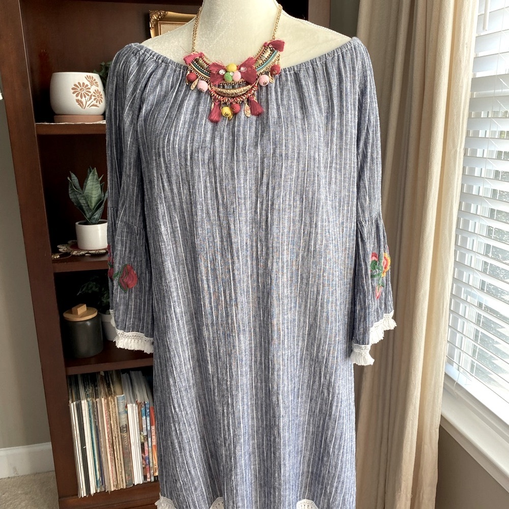 Beachlunchlounge striped Beach Dress
